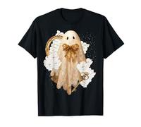 Light Academia Vintage Fantasma y Flores Camiseta