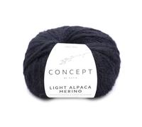 LIGHT ALPACA MERINO by Concept de Katia, en ovillos de 50 gramos y 150 metros. (203 - Negro)