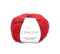 LIGHT ALPACA MERINO by Concept de Katia, en ovillos de 50 gramos y 150 metros. (209 - Rojo Escarlata)