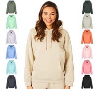 Light And Shade LSLSWT005 Top Sudadera con capucha Super Soft Touch Loungewear para mujer, Arena, XL