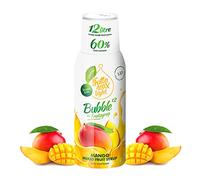 Light - Bajo en carbohidratos - Jarabe de fitness de FruttaMax | Azúcar Cero | con Stevia | 50-60% Contenido de Fruta 500ml (Mango Light)
