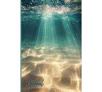 Light Beneath the Surface Journal: A Calming Notebook Featuring Teal Water Reflections, Light Beams, and Glitter Accents - Perfect for Writing, Mindfulness, and Creative Inspiration