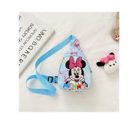 (Light Blue Minnie)Bolso Bandolera de Pecho Unicornio Kuromi Mickey Hello Kitty Patrón Hombro Único