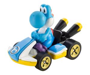 LIGHT-BLUE YOSHI STANDARD KART MARIO KART HOT WHEELS GBG35