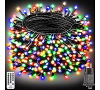 Light-Brightly Luces Navidad Arbol Exterior - 50M 500 LED Guirnaldas Multicolor con 8 Modos Impermeable Luces Enchufe Decoración para Navidad Fiesta Boda Patio Jardín Festival