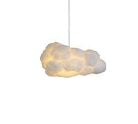 Light,Cotton Girl Chandelier,Clothing Store Hotel Living Dining Bedroom Lamps,Cloud Light,C White Cloud 's Room Chandelier-White. 80cm Light Fixture(40cm)