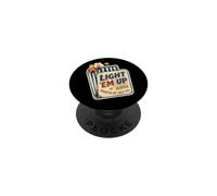 Light Em Up 4th of Patriotic July Vintage Matchbook USA PopSockets PopGrip Adhesivo