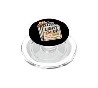 Light Em Up 4th of Patriotic July Vintage Matchbook USA PopSockets PopGrip para MagSafe