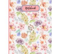 Light Exotic Floral Notebook, 8x10 Lined Journal for Women, Elegant Hand-Drawn Botanical Cover, Illustrated by Regina Moore: A Beautiful Lined ... Hand-drawn Design with Artistic Flair