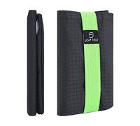 LIGHT FOLD Carteras Pequeñas Hombres- Titular de Tarjetas de Crédito Ultra Delgado con Tecnología de Bloqueo RFID, Sostiene hasta 12 Tarjetas- Carteras de Tela, Regalo Ideal para Hombres y Mujere