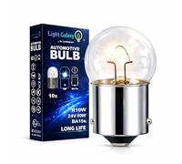 Light Galaxy ... Ihr Lichtlieferant 10 bombillas BA15s R5W Premium para faros traseros, 24 V, 10 W, forma de globo, para coche, camión, autobús