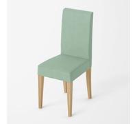 Light Green Dining Chair Covers, Universal Stretch Spandex, Washable Removable, Adjustable for Office & Home, Set of 8, Chair Protector, Elegant Furniture Covers