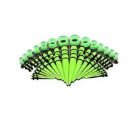 (Light green) Ear Stretching Kit 50 Pieces For Womens