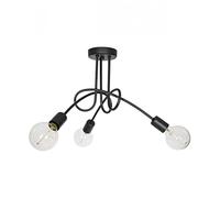 Light-Home Lampara de Techo Colgante Industrial Edison - Lámpara de Techo Modernas para Salón Dormitorio y Cocina - Metal - Grafito