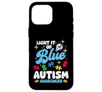 Light It Up Blue Autism Awareness Shirt Men Women Kids Carcasa para iPhone 16 Pro Max