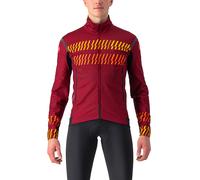 CASTELLI 4522501-421 UNLTD Perfetto Ros Sweatshirt Hombre Bordeaux/Goldenrod Tamaño L