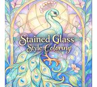 Light & Line: Stained Glass Coloring Book: 50 Intricate Geometric and Cathedral-Style Stained Glass Designs for Meditation and Relaxation