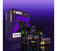 Light My Bricks Kit de luz LED para Lego Batman Arkham Asylum 76300 - Iluminación de pantalla personalizada con LED de precisión para iluminar y mejorar el modelo Lego 76300 (solo luces, modelo no