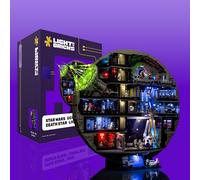 Light My Bricks Kit de luz LED para Lego Star Wars UCS Death Star 75419 - Iluminación de pantalla personalizada con LED de precisión para iluminar y mejorar el modelo Lego 75419 (solo luces, modelo no