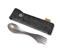 Cubierto Light My Fire Spork Kit Titanium Color: plata