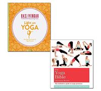 Light on Yoga and The Yoga Bible 2 Books Collection Set - The Definitive Guide to Yoga Practice, Godsfield Bibles