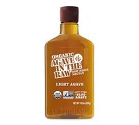 Light Organic Agave Nectar Sweetener | Blue Raw Light Agave Syrup | Sugar Alternative for Coffee, Baking, Cook