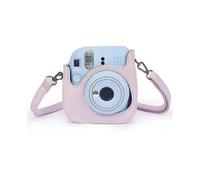 (Light Pink) For Fujifilm Instax Mini 12/11/9/8 Camera Accessories 7-in-1 Bundle Kit Include Case,film
