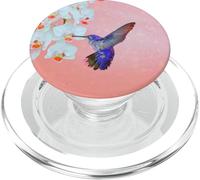 Light Pink Hummingbird Cell Phone Pop Up Grip Finger Holder PopSockets PopGrip para MagSafe