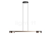 Light Point Blade S2, lámpara de suspensión LED, negro/dorado