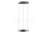 Light Point Edge Round, lámpara de suspensión LED, titanio - ø50 cm - 2.700-5.000 K