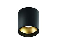 Light-Point Foco orientable Solo Round Black/gold. 3000 kelvin
