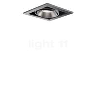 Light Point Ghost, foco empotrable de techo LED, titanio - 1 foco