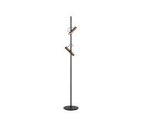 Light Point Spirit F1, lámpara de pie LED, negro/oro rosa