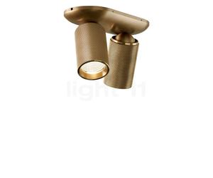 Light Point Raw foco empotrable 2 focos LED, latón