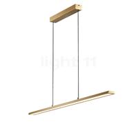 Light Point Slim, lámpara de suspensión LED, latón - 120 cm