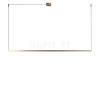Light Point Stripe, lámpara de suspensión LED, oro rosa - 150 cm