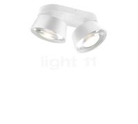 Light Point Vantage, lámpara de techo y pared LED 2 focos, blanco - 10 cm