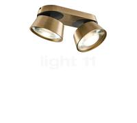 Light Point Vantage, lámpara de techo y pared LED 2 focos, latón - 10 cm