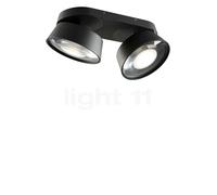 Light Point Vantage, lámpara de techo y pared LED 2 focos, negro - 10 cm