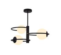 Light Prestige Dorado lámpara colgante 3x10 W negro LP-002/3C ring BK
