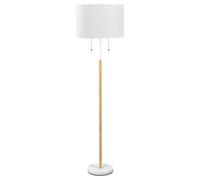 Light Prestige Fogo lámpara de pie 2x15 W blanco LP03042FWH