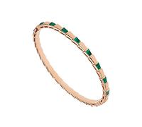 Light Rose Snake Bone Zircon White Red Agate Exquisite Jewelry Rose Green