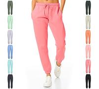 Light & Shade LSLPNT006 Pantalones de chándal de Tacto Suave para Mujer, Rosa, XS