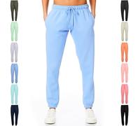 Light & Shade Pantalón Jogger Mujer Fleece - Pantalón Chándal con Cordón, Corte Tapered y Bolsillos, Joggers Suaves para Gym Fitness y Loungewear (Morado, XS)