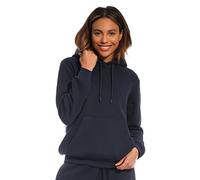 Light & Shade Sudadera Mujer con Capucha Fleece - Hoodie Pullover con Bolsillo y Cordón, Sudadera Suave para Gym Fitness Loungewear y Uso Diario (Azul Marino, XS)