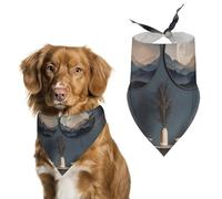 Light Shines Into The Room - Bandana triangular para perro, lavable, de poliéster, baberos para perros, lindos baberos para mascotas para perros medianos y grandes, cachorros y gatos