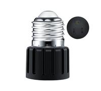 Light Socket To Plug Adapter | Rod-Shaped Lightbulb Converter | Light Bulb Outlet Socket Adapter | Tools & Home Improvement For Garage Porch Camera Bedroom Kids Room Kitchen Bathroom Cloakroom