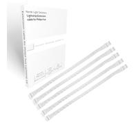 LIGHT SOLUTIONS Cable alargador de 15 cm para Philips Hue Lightstrip V4 & Solo lightstrip Iluminación - Tira LED LED - Alargador de cable de extensión de corriente - en blanco (5 unidades)