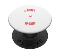 Light Speed Retro Science Designs Presente PopSockets PopGrip Adhesivo