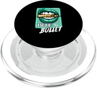 Light Teal Aqua Bite The Bullet Light Teal Aqua Graphic PopSockets PopGrip para MagSafe